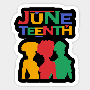 June Teenth Sticker